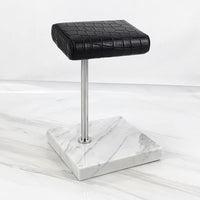 Stable Marble & PU Leather Watch Holder Display Stand Jewelry Stand Necklace Showcase Watch Stand Holder for Men Organizer