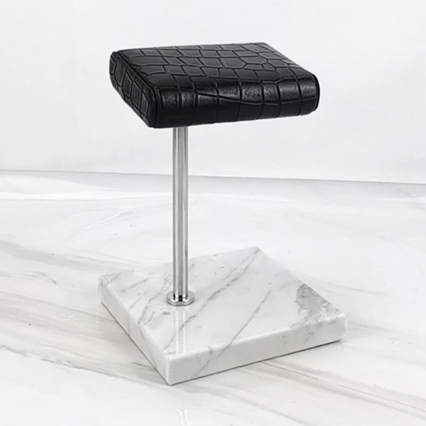 Stable Marble & PU Leather Watch Holder Display Stand Jewelry Stand Necklace Showcase Watch Stand Holder for Men Organizer